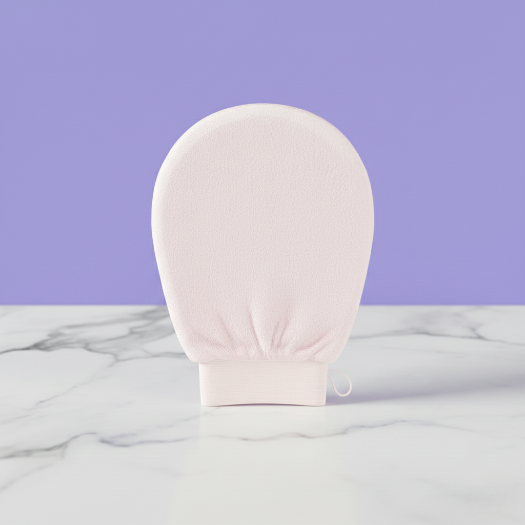 כפפת פילינג לעור חלק, רך וזוהר