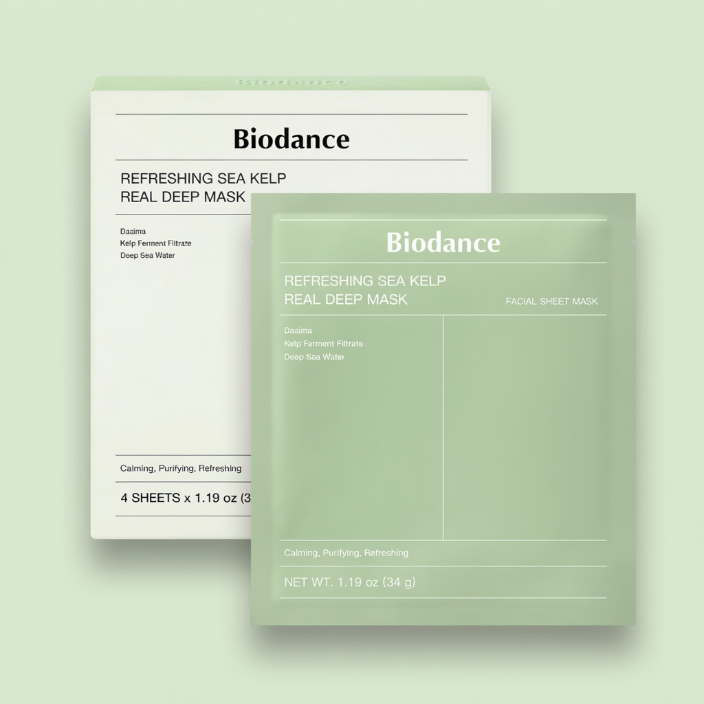 מסכות עמוקות עם ביו-קולגן + סט מסכות מרעננות עם אצות ים + סט מסכות עמוקות עם Hydro Cera-nol.