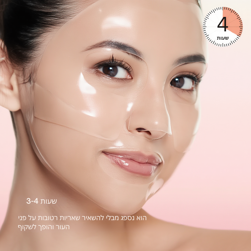 מסכות עמוקות עם ביו-קולגן + סט מסכות מרעננות עם אצות ים + סט מסכות עמוקות עם Hydro Cera-nol.